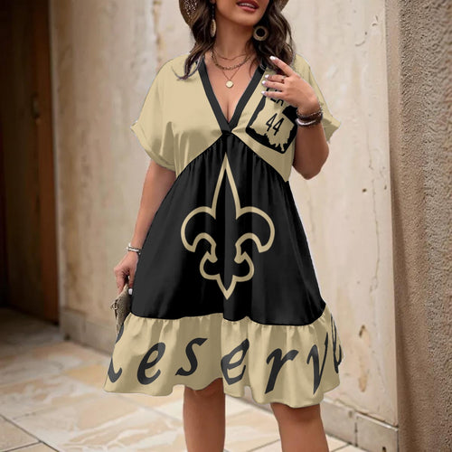 Our Lady of Grace (V-Neck Short Sleeve Dress)